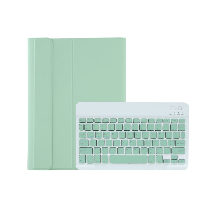 For Samsung Galaxy Tab S9 A710B Candy Color TPU Bluetooth Keyboard Leather Tablet Case with Pen Holder(Light Green) - Samsung Keyboard by PMC Jewellery | Online Shopping South Africa | PMC Jewellery