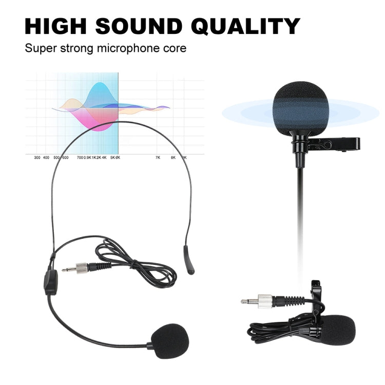 XTUGA A140-H Wireless Microphone System 4 Channel UHF Handheld Microphone(US Plug) - Microphone by XTUGA | Online Shopping South Africa | PMC TechLife | Buy Now Pay Later Mobicred