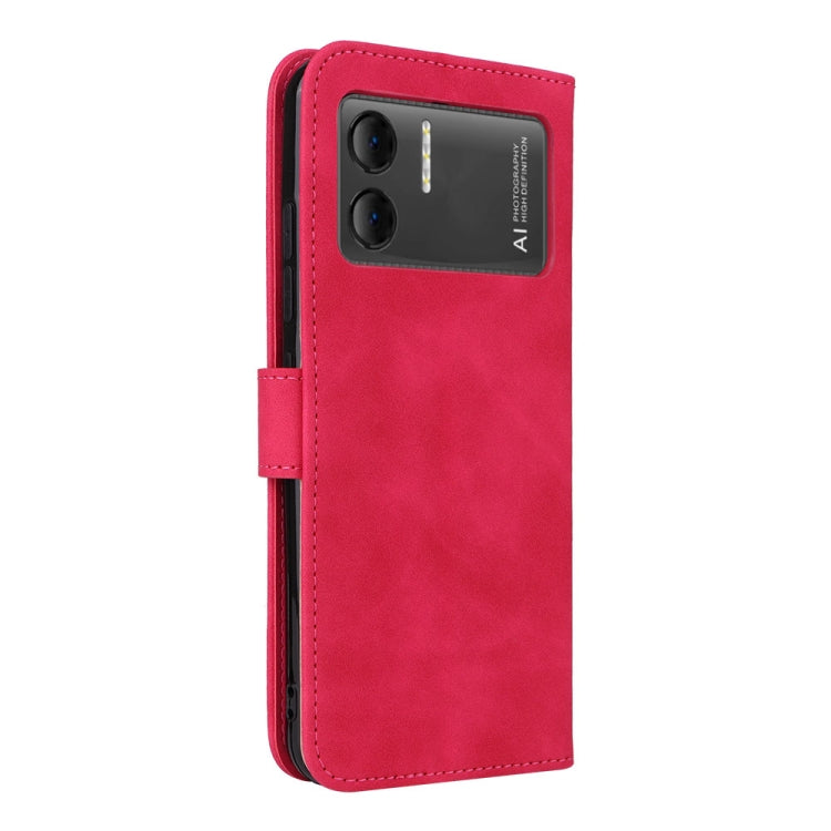 For Doogee X98 / X98 Pro Skin Feel Magnetic Flip Leather Phone Case(Rose Red) - More Brand by PMC Jewellery | Online Shopping South Africa | PMC Jewellery | Buy Now Pay Later Mobicred