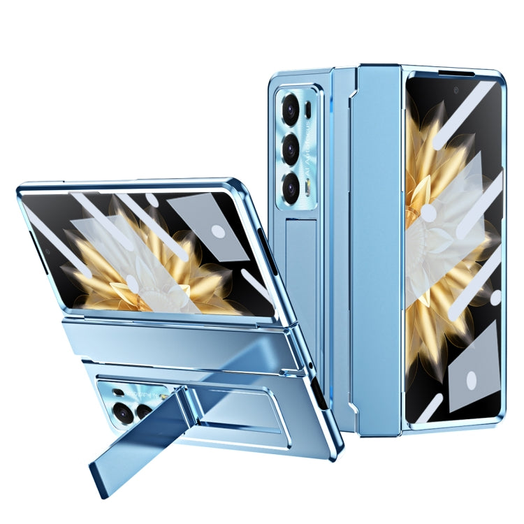For Honor Magic V2 Integrated Folding Phone Case with Hinge(Blue) - Honor Cases by PMC TechLife | Online Shopping South Africa | PMC TechLife | Buy Now Pay Later Mobicred