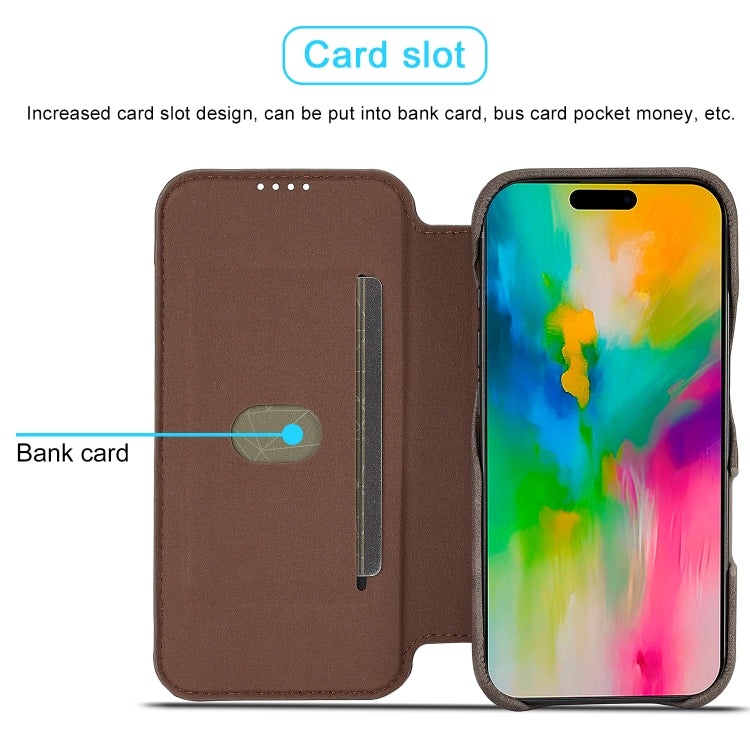 For iPhone 16 Pro LC.IMEEKE Hon Ancient Series Flip Leather Phone Case(Coffee) - free shipping - PMC Jewellery - Order now!
