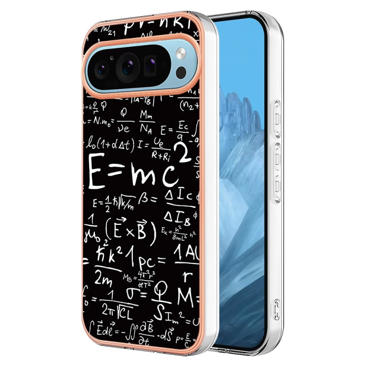 For Google Pixel 9 / 9 Pro Electroplating Dual-side IMD Phone Case(Equation) - Google Cases by PMC Jewellery | Online Shopping South Africa | PMC Jewellery | Buy Now Pay Later Mobicred