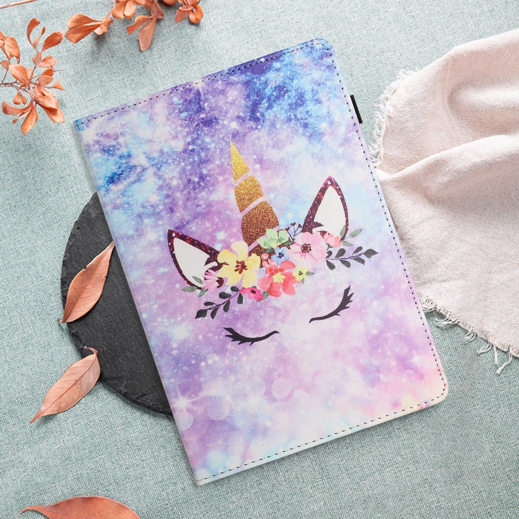 For Amazon Kindle Fire HD 10 2021 Sewing Litchi Texture Smart Leather Tablet Case(Smiling Face) - free shipping - PMC TechLife - Order now!