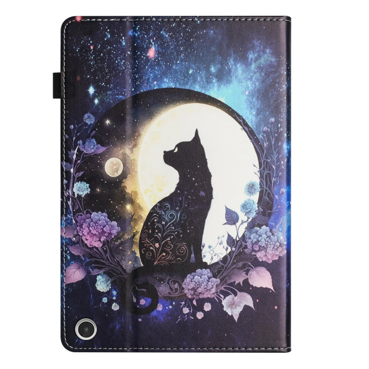 For Amazon Kindle Fire HD 10 2021 Sewing Litchi Texture Smart Leather Tablet Case(Cat) - Amazon by PMC TechLife | Online Shopping South Africa | PMC TechLife | Buy Now Pay Later Mobicred