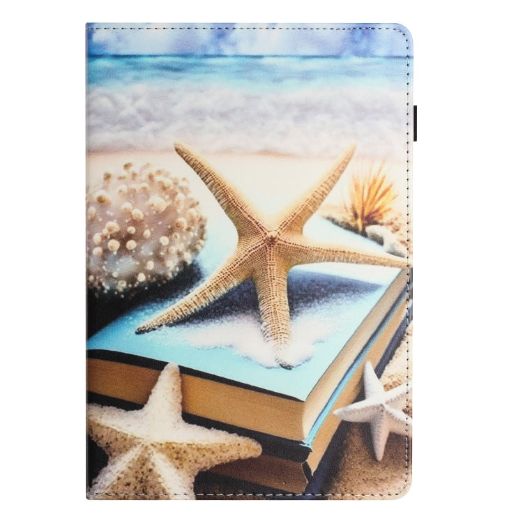 For Amazon Kindle Fire Max 11 2023 Sewing Litchi Texture Smart Leather Tablet Case(Starfish) - Amazon by PMC TechLife | Online Shopping South Africa | PMC TechLife | Buy Now Pay Later Mobicred