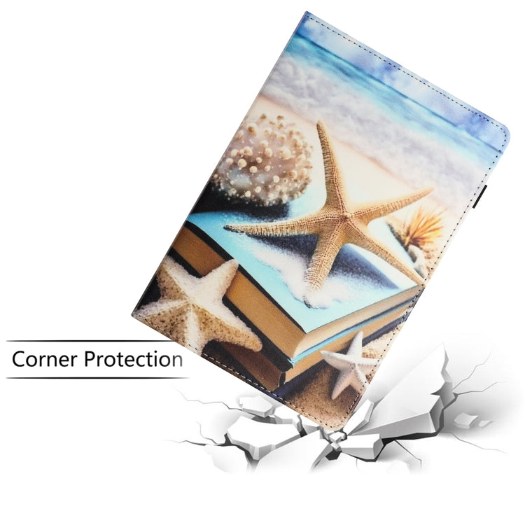 For Amazon Kindle Fire Max 11 2023 Sewing Litchi Texture Smart Leather Tablet Case(Starfish) - Amazon by PMC TechLife | Online Shopping South Africa | PMC TechLife | Buy Now Pay Later Mobicred