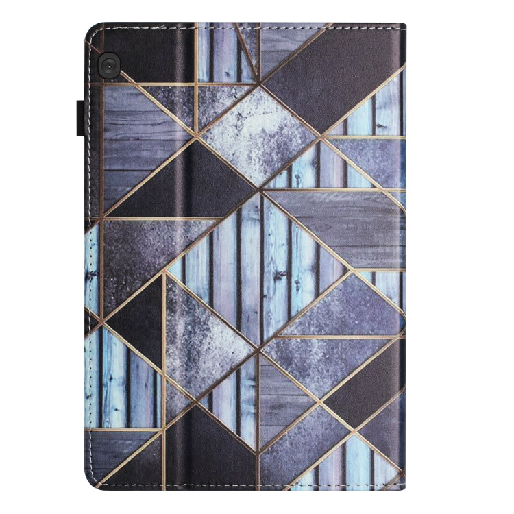 For Lenovo Tab M10 Sewing Litchi Texture Smart Leather Tablet Case(Marble) - Lenovo by PMC TechLife | Online Shopping South Africa | PMC TechLife | Buy Now Pay Later Mobicred