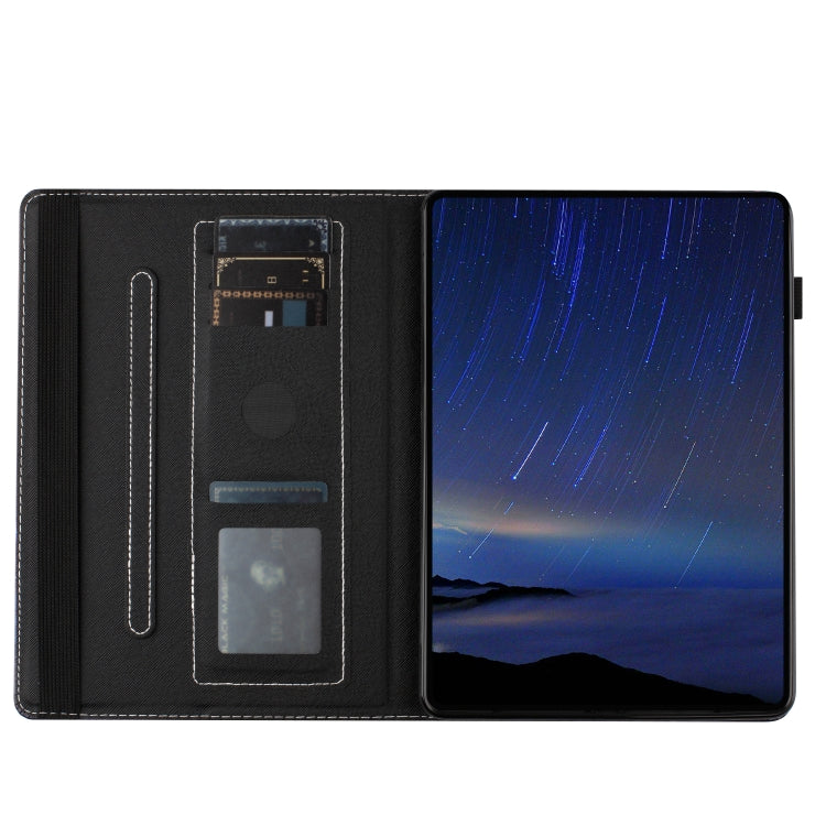 For Lenovo Tab M10 Sewing Litchi Texture Smart Leather Tablet Case(Marble) - Lenovo by PMC TechLife | Online Shopping South Africa | PMC TechLife | Buy Now Pay Later Mobicred