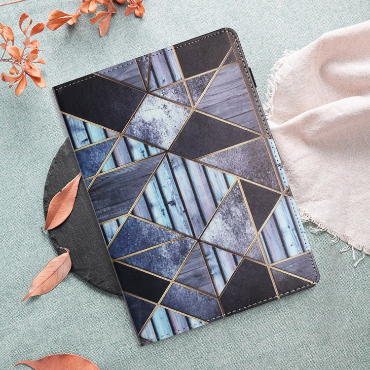 For Lenovo Tab M10 Sewing Litchi Texture Smart Leather Tablet Case(Marble) - Lenovo by PMC TechLife | Online Shopping South Africa | PMC TechLife | Buy Now Pay Later Mobicred
