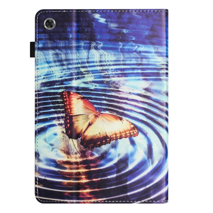 For Lenovo M10 Plus Sewing Litchi Texture Smart Leather Tablet Case(Butterfly) - Lenovo by PMC TechLife | Online Shopping South Africa | PMC TechLife | Buy Now Pay Later Mobicred