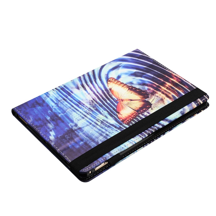 For Lenovo M10 Plus Sewing Litchi Texture Smart Leather Tablet Case(Butterfly) - Lenovo by PMC TechLife | Online Shopping South Africa | PMC TechLife | Buy Now Pay Later Mobicred