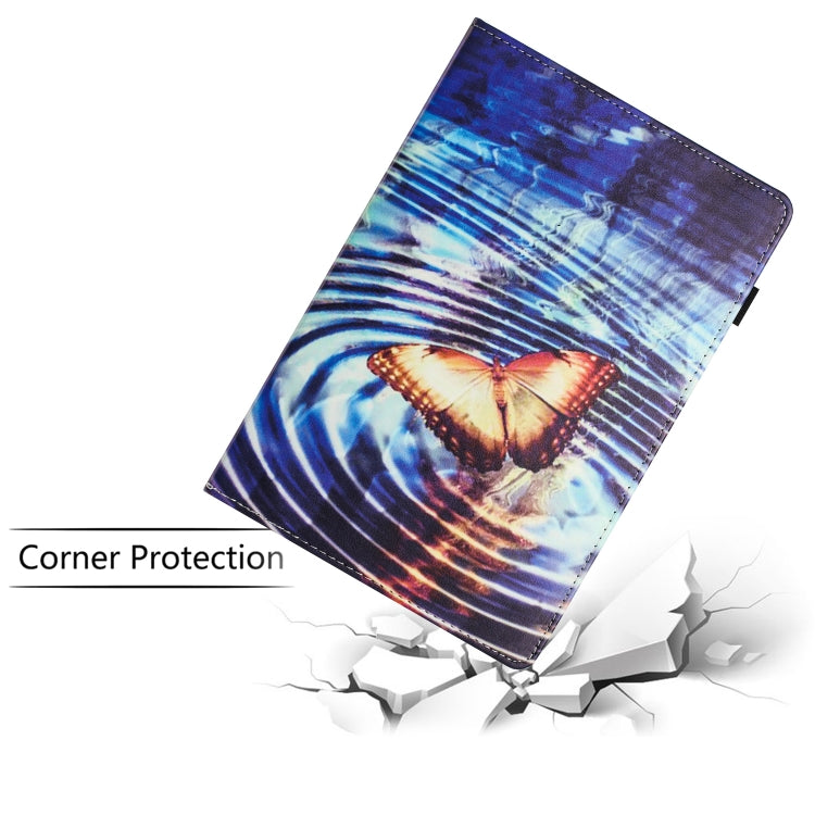 For Lenovo M10 Plus Sewing Litchi Texture Smart Leather Tablet Case(Butterfly) - Lenovo by PMC TechLife | Online Shopping South Africa | PMC TechLife | Buy Now Pay Later Mobicred