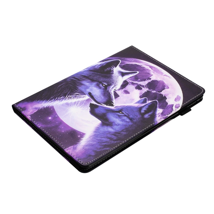 For Lenovo Tab M10 Plus 3rd Gen Sewing Litchi Texture Smart Leather Tablet Case(Wolf) - Lenovo by PMC TechLife | Online Shopping South Africa | PMC TechLife | Buy Now Pay Later Mobicred