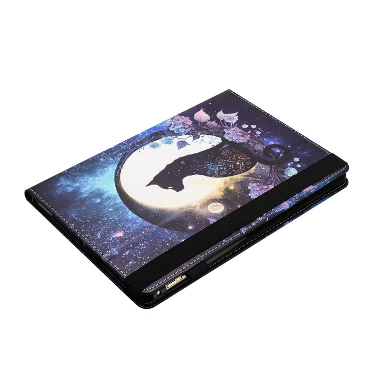 For Huawei MediaPad T3 10 Sewing Litchi Texture Smart Leather Tablet Case(Cat) - Huawei by PMC TechLife | Online Shopping South Africa | PMC TechLife | Buy Now Pay Later Mobicred