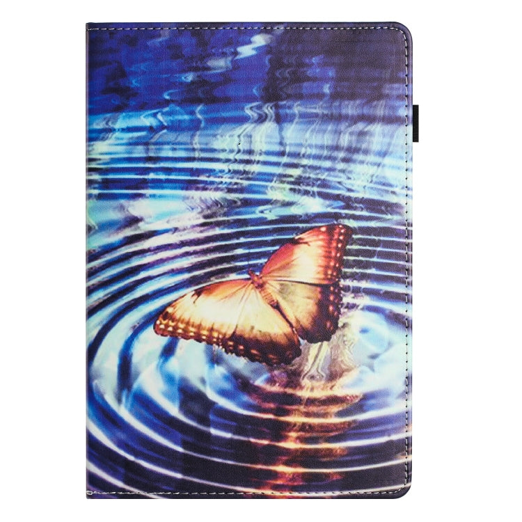 For Huawei MediaPad T5 10 Sewing Litchi Texture Smart Leather Tablet Case(Butterfly) - Huawei by PMC TechLife | Online Shopping South Africa | PMC TechLife | Buy Now Pay Later Mobicred