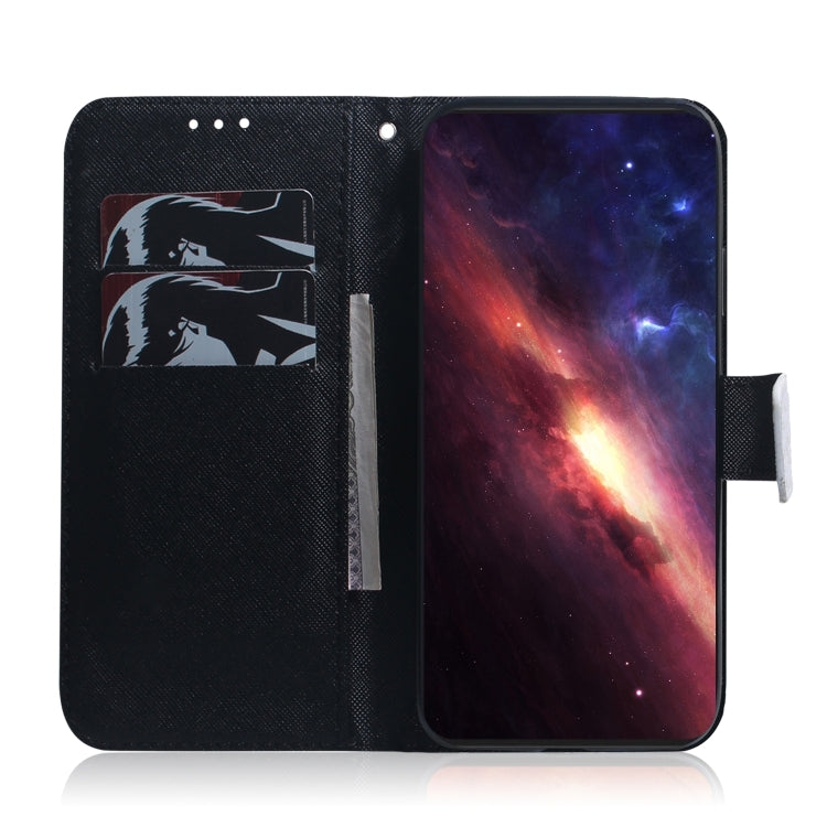 For Honor Magic6 Pro Coloured Drawing Flip Leather Phone Case(Wolf and Dog) - Honor Cases by PMC Jewellery | Online Shopping South Africa | PMC Jewellery | Buy Now Pay Later Mobicred