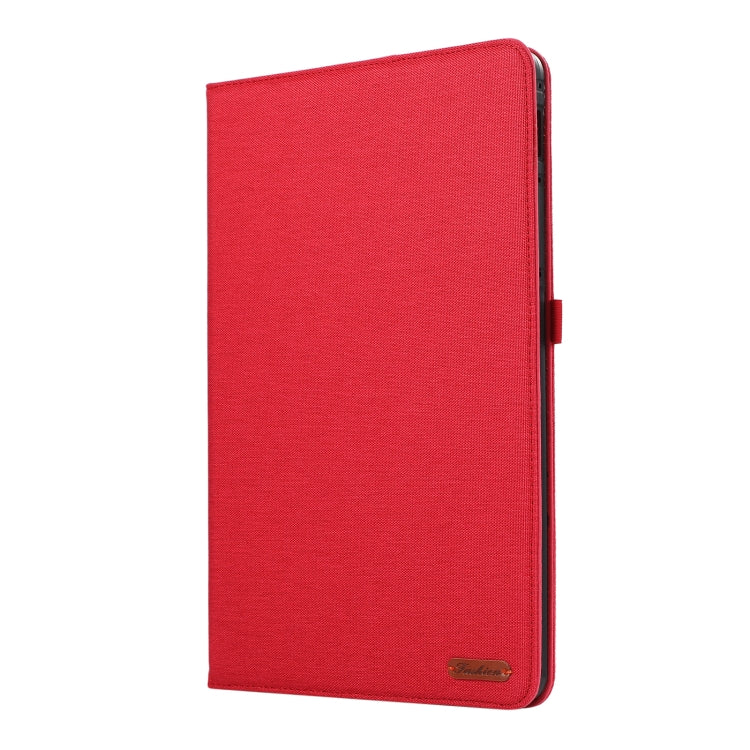 For Honor MagicPad 13 Cloth Texture Horizontal Flip PU + TPU Tablet Case(Red) - Honor by PMC TechLife | Online Shopping South Africa | PMC TechLife | Buy Now Pay Later Mobicred