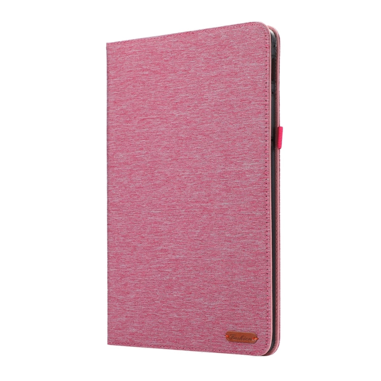 For Honor MagicPad 13 Cloth Texture Horizontal Flip PU + TPU Tablet Case(Rose Red) - Honor by PMC TechLife | Online Shopping South Africa | PMC TechLife | Buy Now Pay Later Mobicred