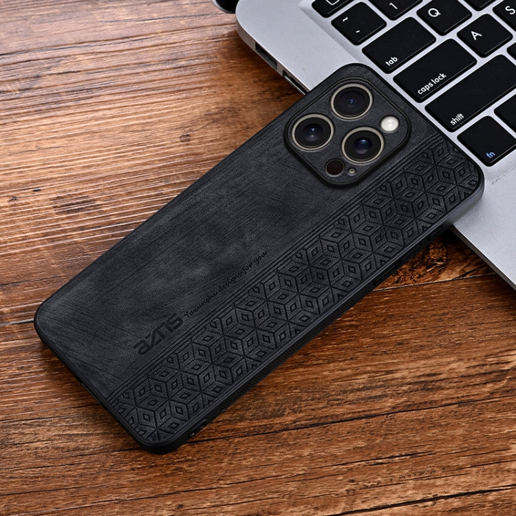 For iPhone 16 Pro Max AZNS 3D Embossed Skin Feel Phone Case(Black) - iPhone 16 Pro Max Cases by AZNS | Online Shopping South Africa | PMC Jewellery | Buy Now Pay Later Mobicred