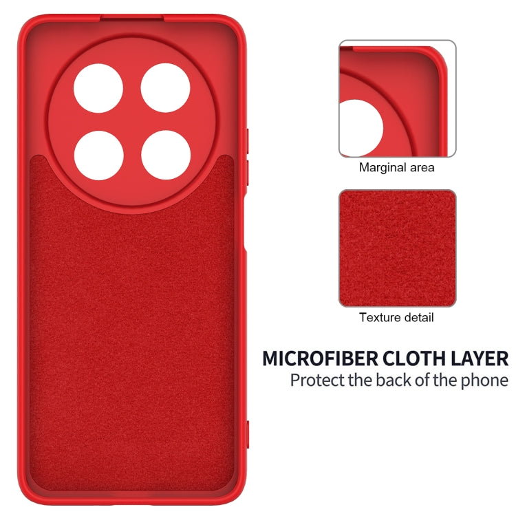 For Huawei nova 12i Solid Color Liquid Silicone Dropproof Full Coverage Protective Case(Red) - Huawei Cases by PMC TechLife | Online Shopping South Africa | PMC TechLife | Buy Now Pay Later Mobicred