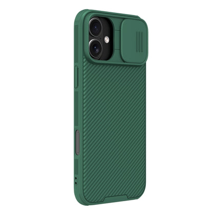 For iPhone 16 NILLKIN CamShield Pro PC Phone Case(Green) - iPhone 16 Cases by NILLKIN | Online Shopping South Africa | PMC Jewellery | Buy Now Pay Later Mobicred