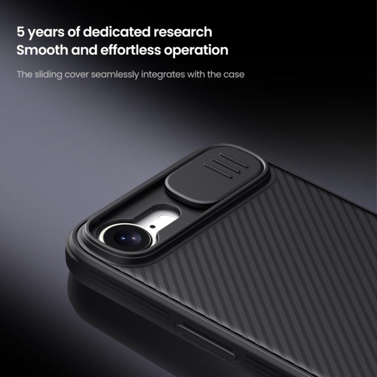 For iPhone 16e NILLKIN CamShield Pro PC Phone Case(Blue) - iPhone 16e Cases by NILLKIN | Online Shopping South Africa | PMC TechLife | Buy Now Pay Later Mobicred