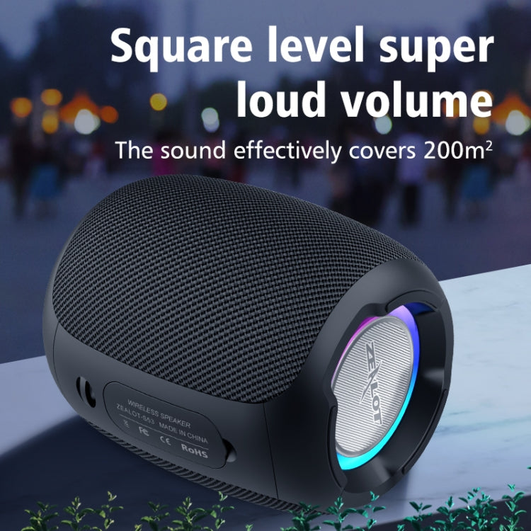 Zealot S53 IPX6 Waterproof Portable Colorful Wireless Bluetooth Speaker(Red) - free shipping - PMC Jewellery - Order now!