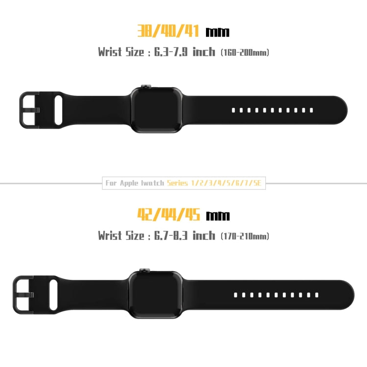 For Apple Watch SE 40mm Pin Buckle Silicone Watch Band(Black) - free shipping - PMC TechLife - Order now!
