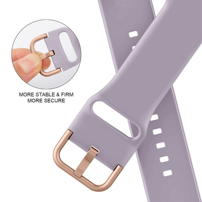 For Apple Watch Ultra 2 49mm Pin Buckle Silicone Watch Band(Baby Purple) - Watch Bands by PMC Jewellery | Online Shopping South Africa | PMC Jewellery