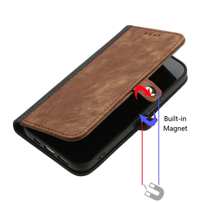 For Huawei Pura 70 Pro/70 Pro+ Side Buckle Double Fold Hand Strap Leather Phone Case(Brown) - Huawei Cases by PMC Jewellery | Online Shopping South Africa | PMC Jewellery | Buy Now Pay Later Mobicred