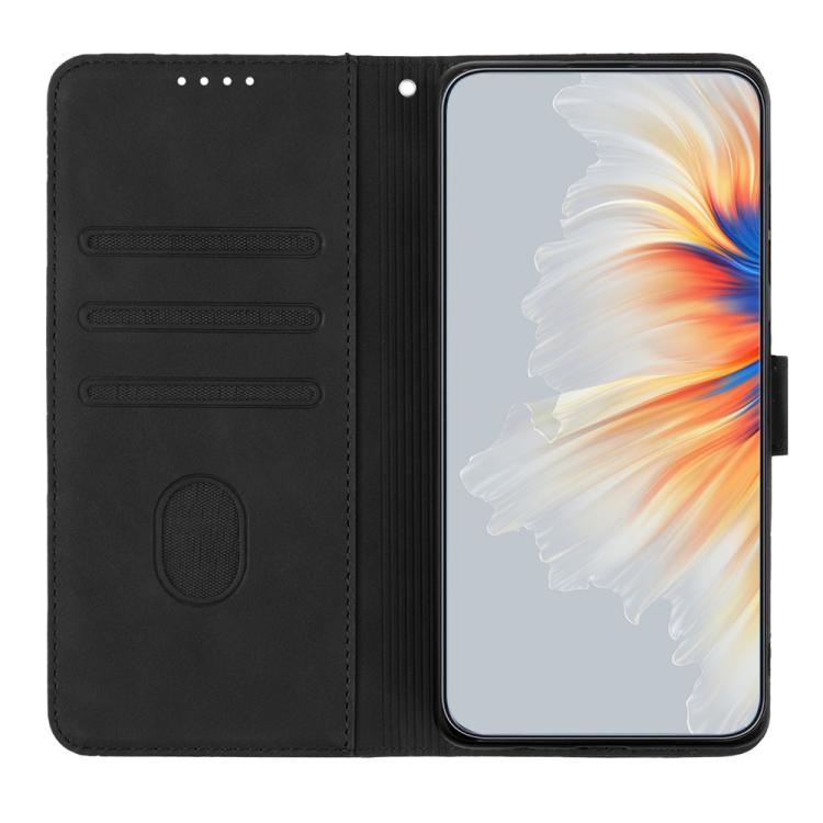 For iPhone 17 Air Heart Pattern Skin Feel Leather Phone Case(Black) - free shipping - PMc TechLife - Order now!