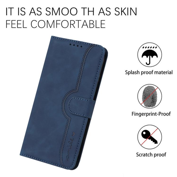 For iPhone 17 Heart Pattern Skin Feel Leather Phone Case(Royal Blue) - free shipping - PMc TechLife - Order now!