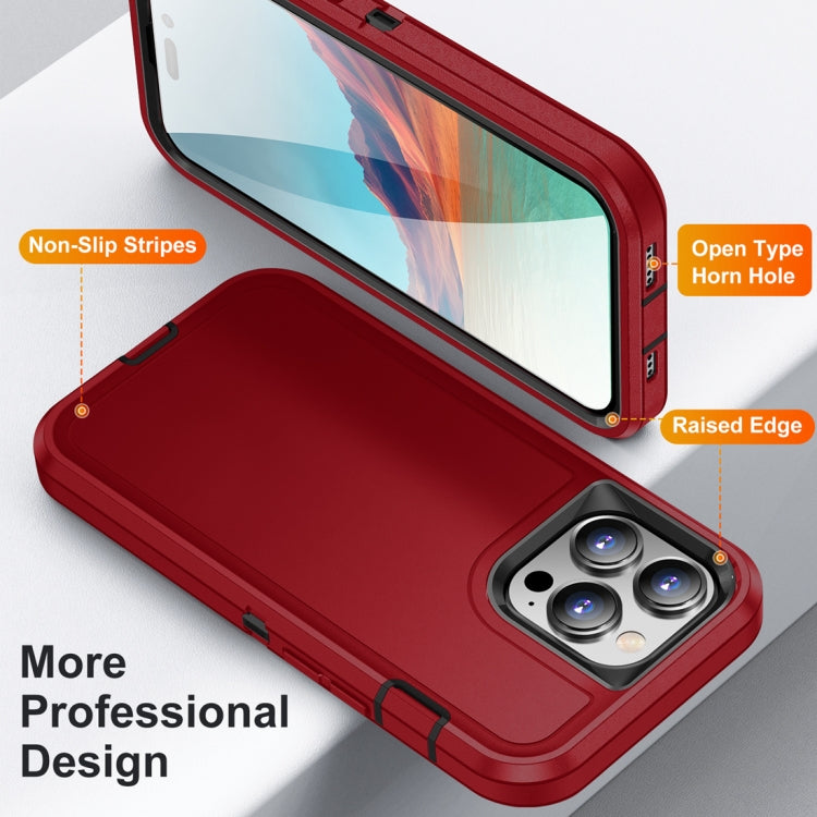 For iPhone 15 Pro Max Life Waterproof Rugged Phone Case(Red + Black) - iPhone 15 Pro Max Cases by PMC TechLife | Online Shopping South Africa | PMC TechLife