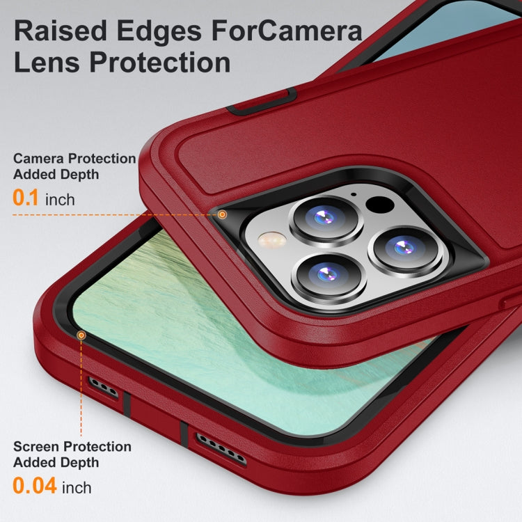 For iPhone 15 Pro Max Life Waterproof Rugged Phone Case(Red + Black) - iPhone 15 Pro Max Cases by PMC TechLife | Online Shopping South Africa | PMC TechLife