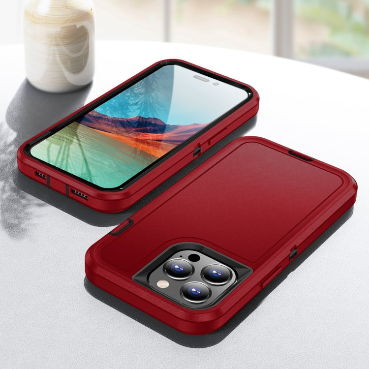For iPhone 15 Pro Max Life Waterproof Rugged Phone Case(Red + Black) - iPhone 15 Pro Max Cases by PMC TechLife | Online Shopping South Africa | PMC TechLife