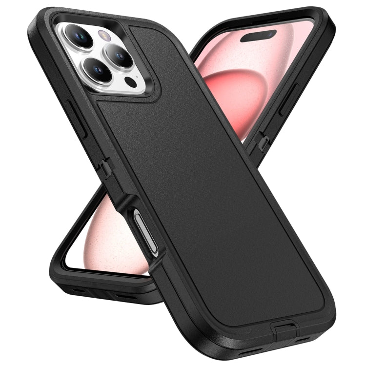 For iPhone 16 Pro Life Waterproof Rugged Phone Case(Black) - iPhone 16 Pro Cases by PMC TechLife | Online Shopping South Africa | PMC TechLife | Buy Now Pay Later Mobicred