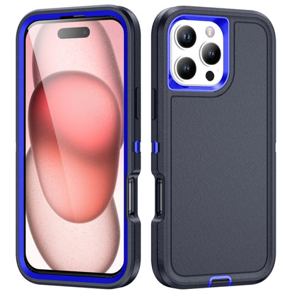 For iPhone 16 Pro Life Waterproof Rugged Phone Case(Dark Blue + Royal Blue) - iPhone 16 Pro Cases by PMC Jewellery | Online Shopping South Africa | PMC Jewellery | Buy Now Pay Later Mobicred