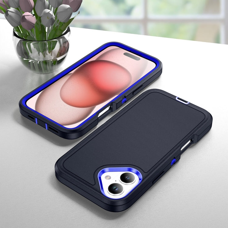 For iPhone 16 Life Waterproof Rugged Phone Case(Dark Blue + Royal Blue) - iPhone 16 Cases by PMC TechLife | Online Shopping South Africa | PMC TechLife | Buy Now Pay Later Mobicred