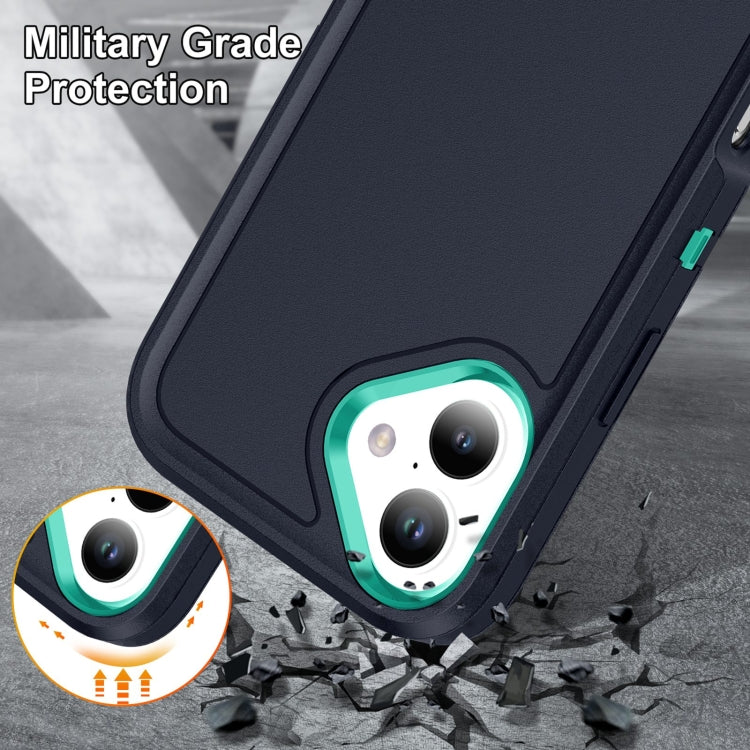 For iPhone 16 Life Waterproof Rugged Phone Case(Dark Blue + Light Blue) - free shipping - PMC TechLife - Order now!