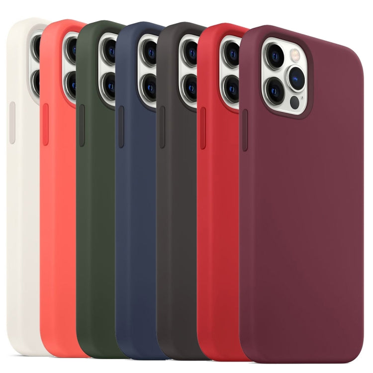 For iPhone 15 MagSafe Liquid Silicone Full Coverage Phone Case(Wine Red) - iPhone 15 Cases by PMC Jewellery | Online Shopping South Africa | PMC Jewellery