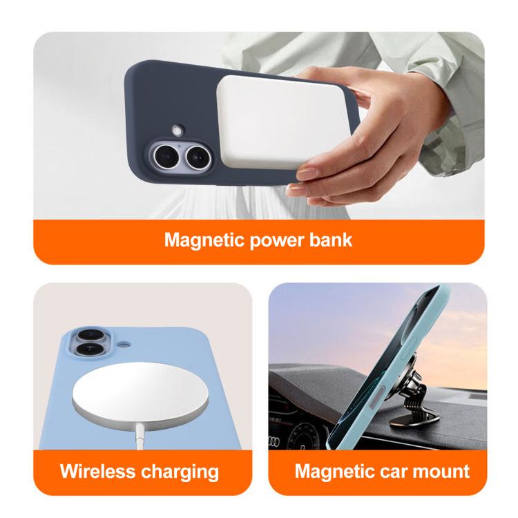 For iPhone 15 Pro Max Liquid Silicone Full Coverage MagSafe Phone Case(Orange) - free shipping - PMC TechLife - Order now!