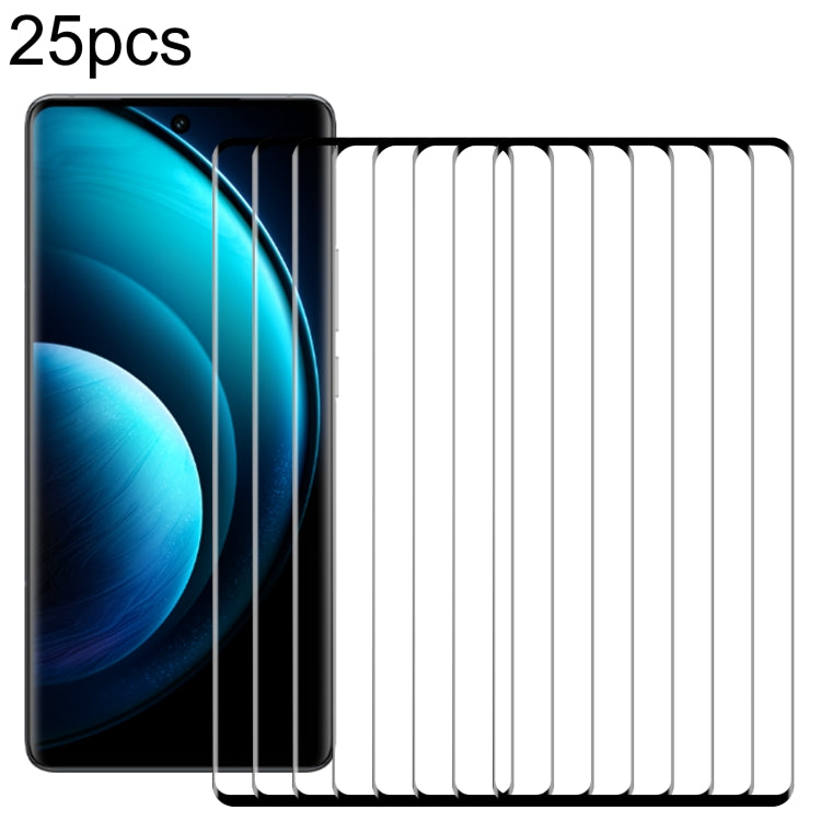 For vivo X100 Pro 25pcs 3D Curved Edge Full Screen Tempered Glass Film - X100 Pro Tempered Glass by PMC Jewellery | Online Shopping South Africa | PMC Jewellery | Buy Now Pay Later Mobicred