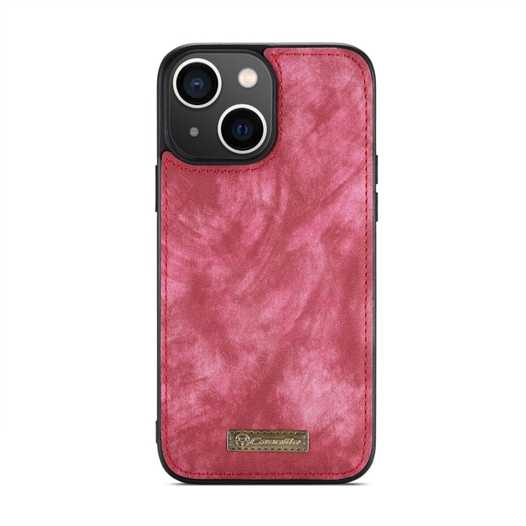 For iPhone 15 Plus CaseMe 008 Detachable Multifunctional Leather Phone Case(Red) - free shipping - PMC Jewellery - Order now!