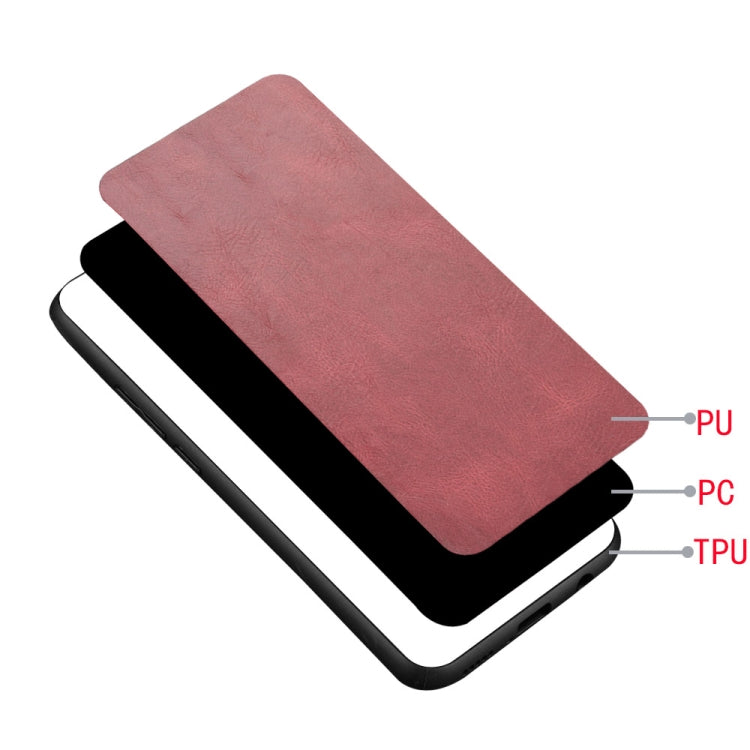 For Nothing Phone 2a Cow Pattern Sewing Back Cover Phone Case(Red) - Nothing Cases by PMC TechLife | Online Shopping South Africa | PMC TechLife | Buy Now Pay Later Mobicred