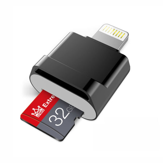 MicroDrive 8pin To TF Card Adapter Mini iPhone & iPad TF Card Reader, Capacity:16GB(Black) -  by MICRODRIVE | Online Shopping South Africa | PMC Jewellery | Buy Now Pay Later Mobicred