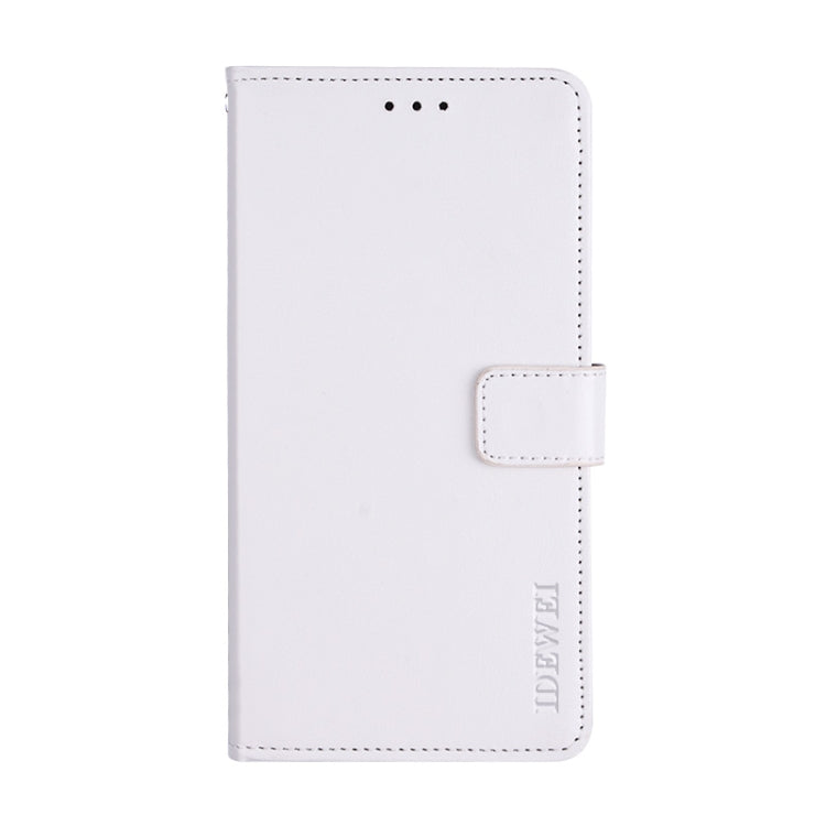 For Blackview A80 idewei Crazy Horse Texture Horizontal Flip Leather Case with Holder & Card Slots & Wallet(White) - More Brand by idewei | Online Shopping South Africa | PMC Jewellery | Buy Now Pay Later Mobicred