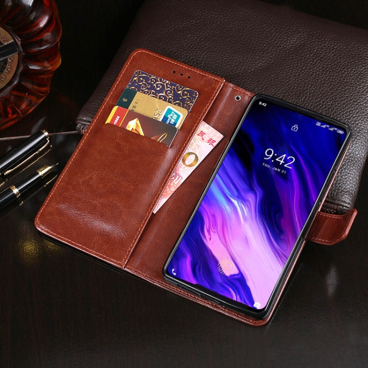 For UMIDIGI S5 Pro idewei Crazy Horse Texture Horizontal Flip Leather Case with Holder & Card Slots & Wallet(Red) - More Brand by idewei | Online Shopping South Africa | PMC Jewellery | Buy Now Pay Later Mobicred