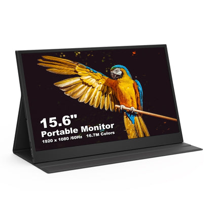 GXMO G156F 15.6 inch FHD 1920x1080P IPS Screen Portable Muti-platform Monitor(Black) - LCD Monitors by GXMO | Online Shopping South Africa | PMC Jewellery | Buy Now Pay Later Mobicred