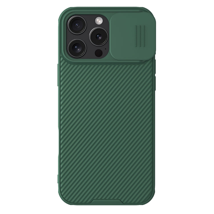 For iPhone 16 Pro Max NILLKIN CamShield Pro Magnetic Magsafe Phone Case(Green) - free shipping - PMC Jewellery - Order now!