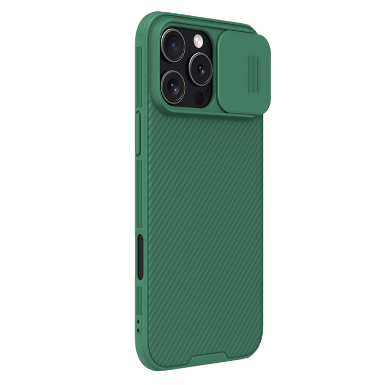 For iPhone 16 Pro Max NILLKIN CamShield Pro Magnetic Magsafe Phone Case(Green) - free shipping - PMC Jewellery - Order now!